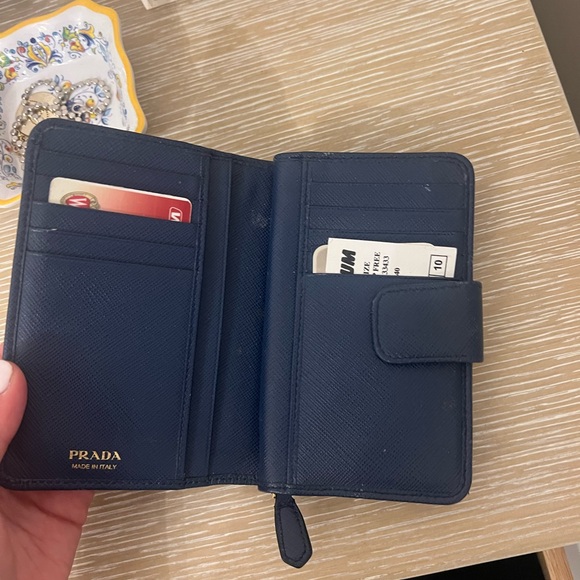 Prada blue wallet - Picture 1 of 3